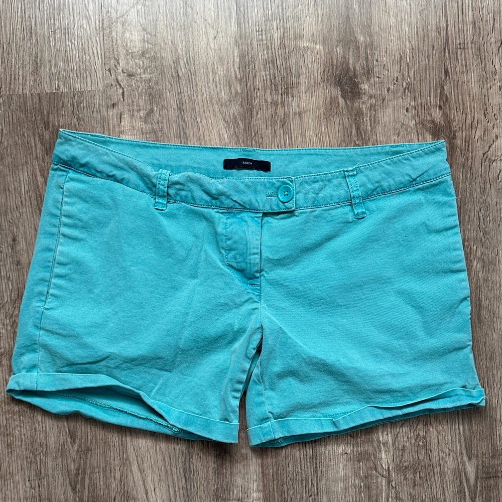 Sasch teal shorts size L